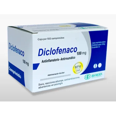 DICLOFENACO 100 MG CAJA X 500 COMPRIMIDOS - Ecofarma